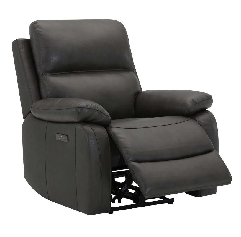 2 x GILMAN CREEK Top Grain Leather Power Recliner. NB: Not in working condi