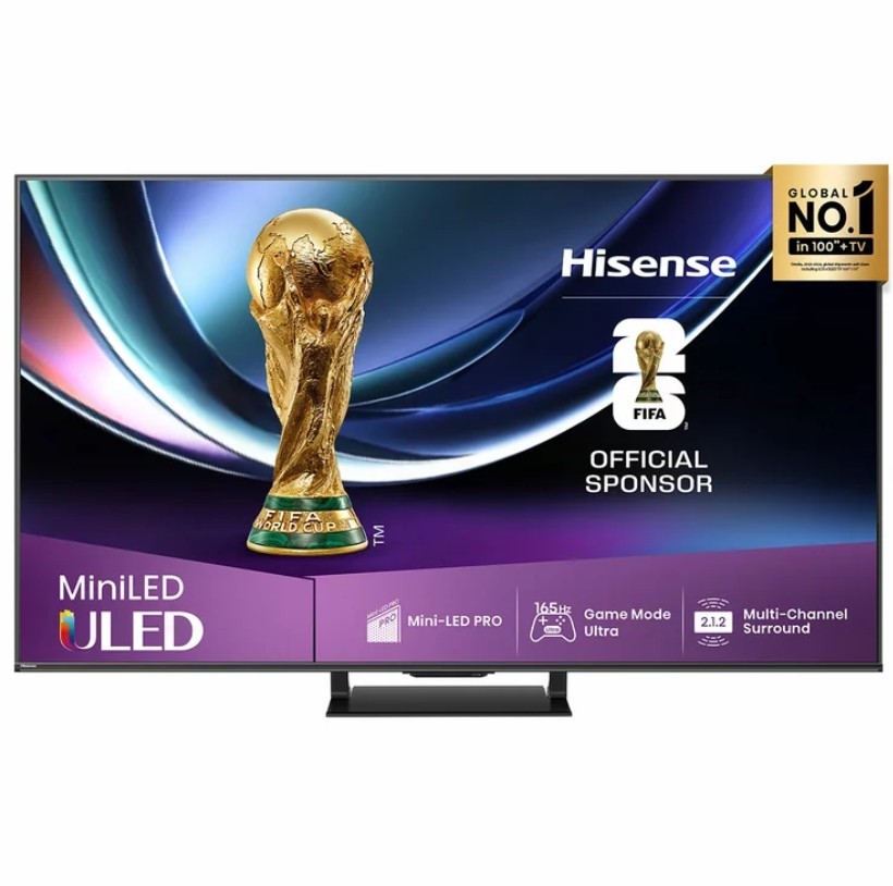HISENSE 65 Inch U7QAU ULED Mini LED 4K Smart TV, 65U7QAU. NB: Used, screen