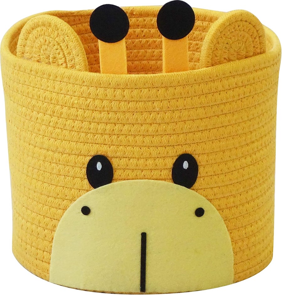 T&T Homewares - Small Woven Cotton Rope Storage Basket