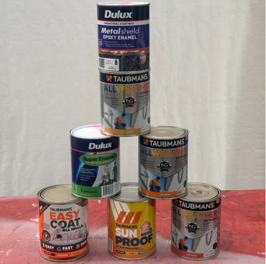 125 x 1L Assorted Paint Tins