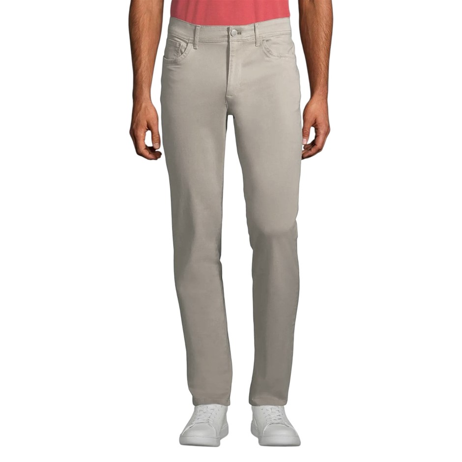 CALVIN KLEIN Men's Infinite Flex Slim Pant, Size 36x30, Cream-Grey (D2N), 4