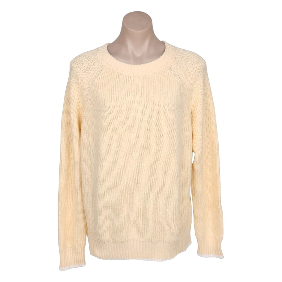 MATTY M Women's Knit Sweater, Size XL, 100% Cotton, Apricot. Buyers Note -