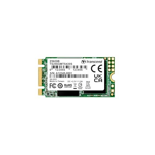 TRANSCEND 256GB SATA III 6Gb/s MTS430S 42 mm M.2 SSD Solid State Drive (TS2