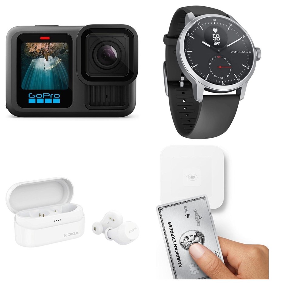 4 x Assorted Electronics. 1 x GOPRO HERO13 Black 5.3K Action Camera. 1 x WI