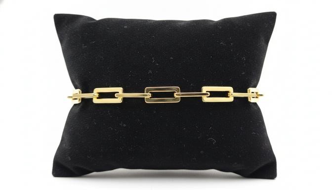 22K/Italy Yellow Gold Filled Bracelet(stamped 22K/Italy)Warranty Quality