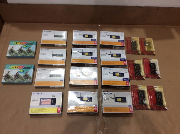 Ritmo PCI.3 SATA RAID + IDE CARD&Wireless-G Laptop Card (Lot of 20)