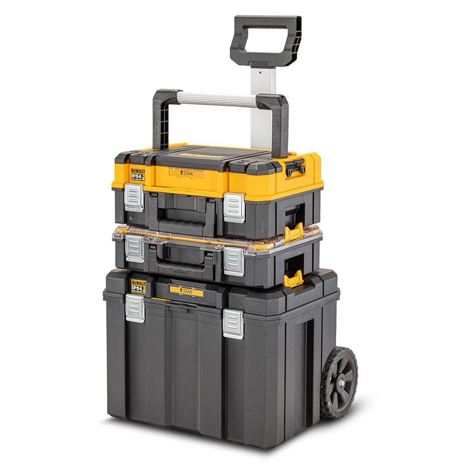 DeWALT TSTAK 2.0 3-in-1 Stackable Storage Tool Box System. NB: Minor use.