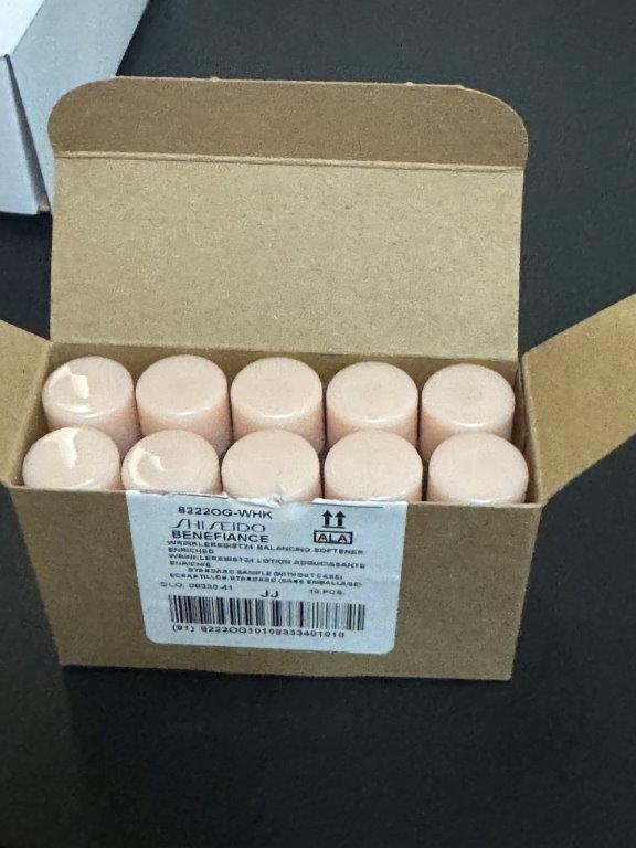 Shiseido Benefiance WrinkleResist24 Balancing Softener 7ML , 2 BOXES OF 10