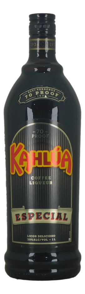 Kahlua Especial 70 Proof Coffee Liqueur (1x 1L), Mexico.
