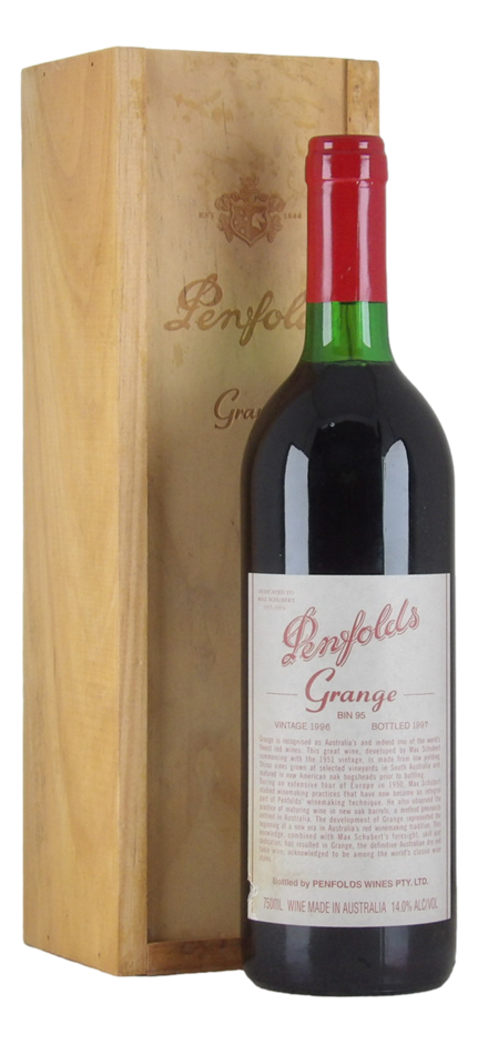 Penfolds Bin 95 Grange Hermitage 1976 (1x 750mL) SA.
