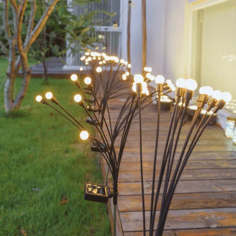 2 x SOL R BRITE Solar Firefly Lights, 4-Piece. NB: Minor use, not in origin
