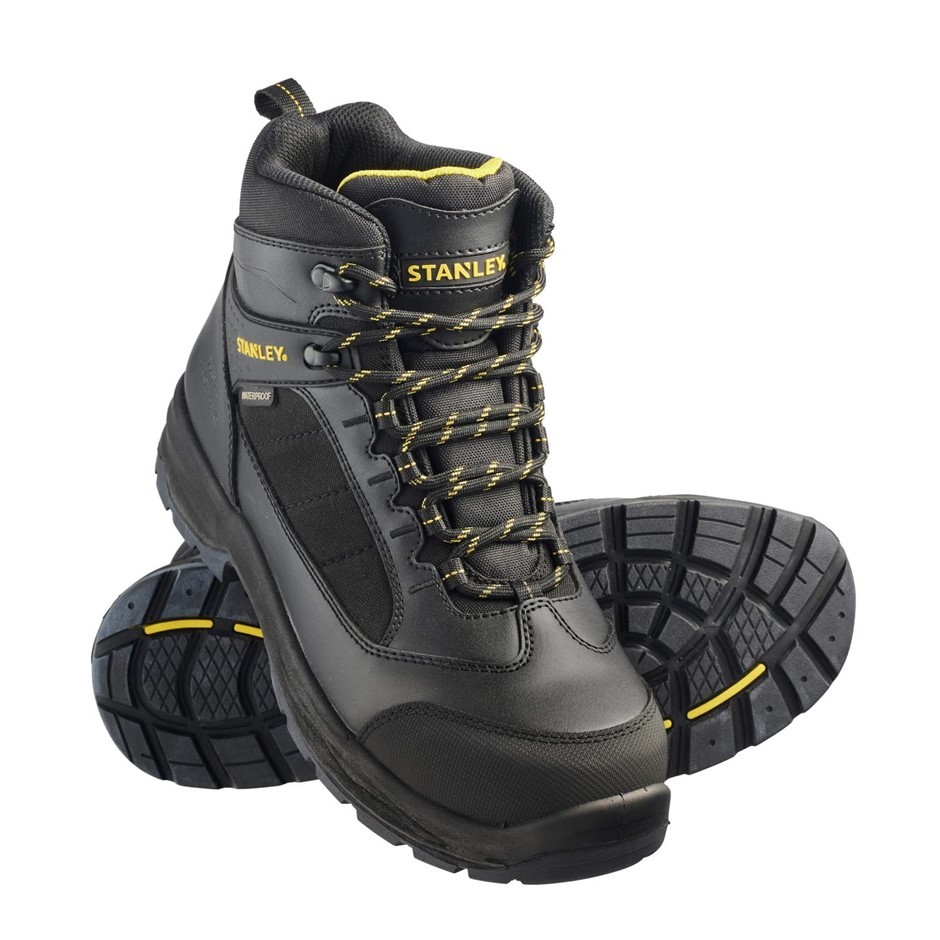 STANLEY Men's Yukon Safety Boots, Size US13 / UK12, Black (101), STA200035.