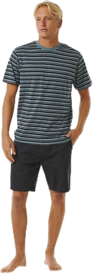 RIP CURL Men's SWC Flower Lines Tee, Size XL, Dark Navy (0291), 0EOMTE. RRP