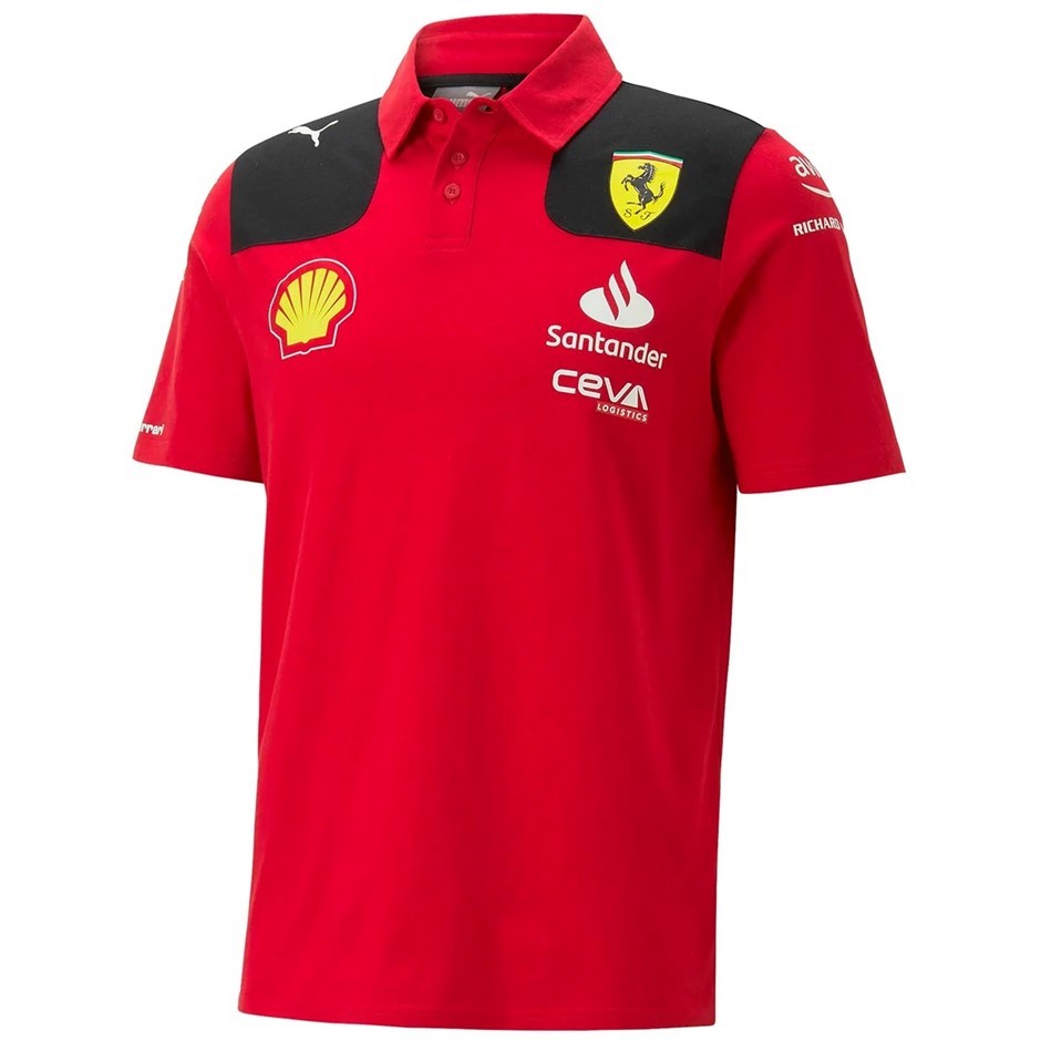 PUMA Men's Scuderia Ferrari F1 Team Polo, Size XS, Rosso Corsa Red (01), 76