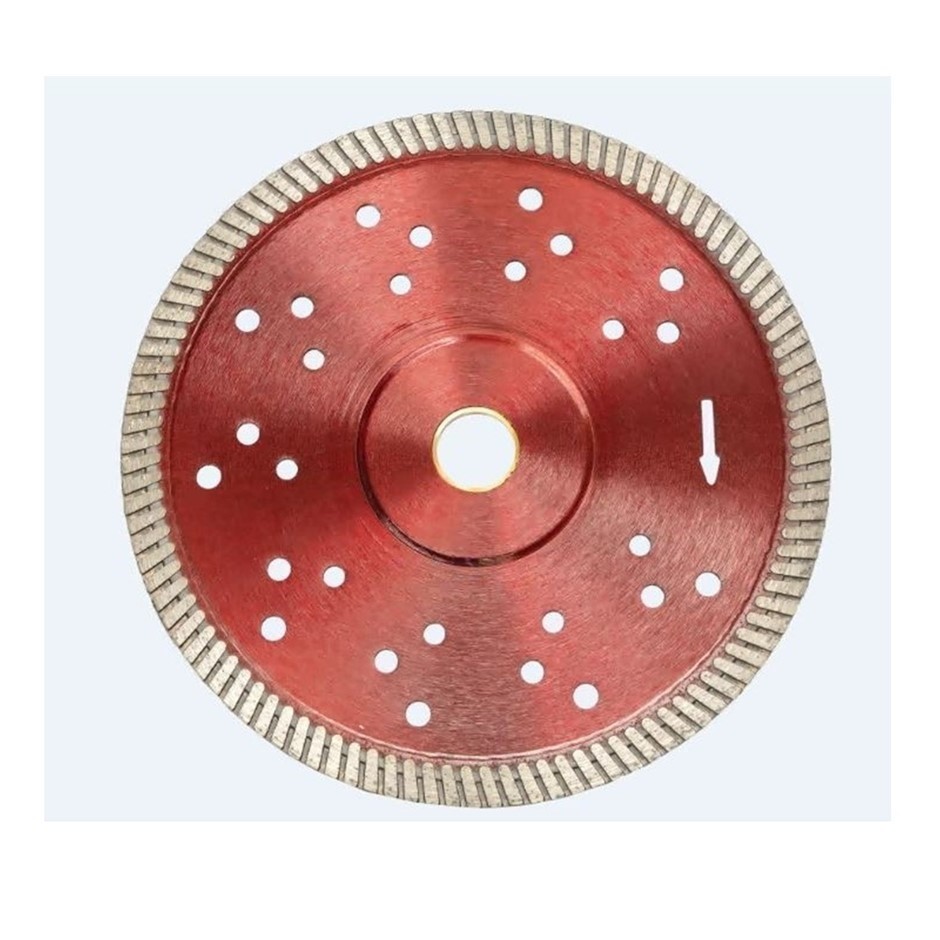 POWERS RIDGEBACK 178mm Pro Series Turbo Rim Diamond Blade, Red, PTR178.