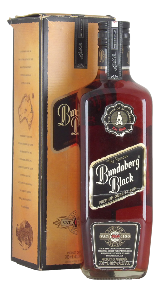 Bundaberg Black Vat 100 1985 Rum Bottle No.021181 (1x 700mL), QLD