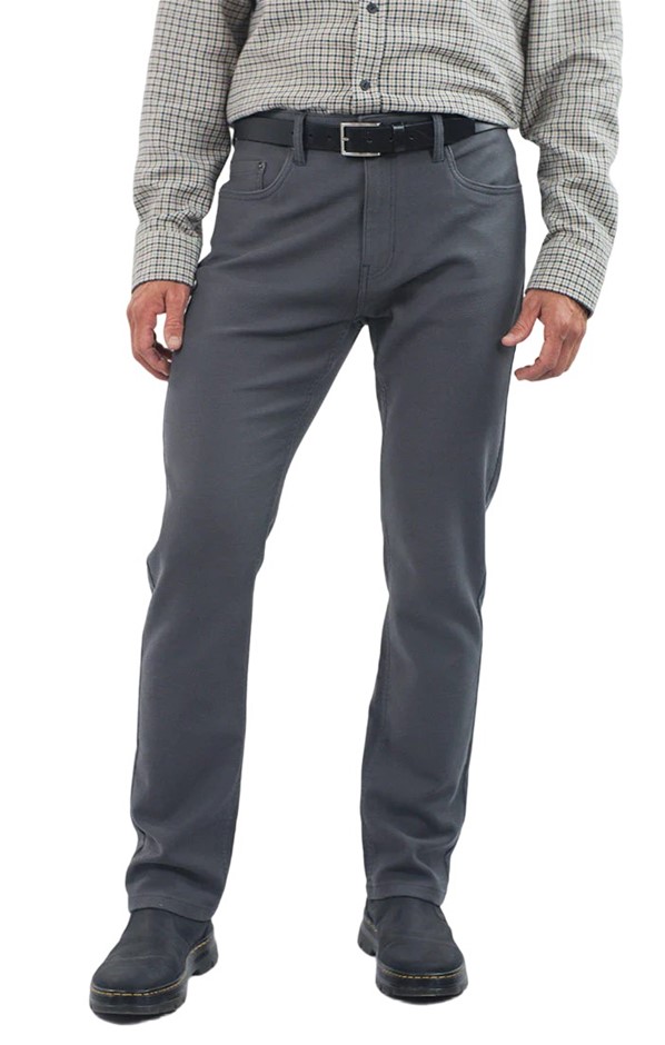 JACHS Men's Loopback Pants, Size 32x32, 75% Cotton, Grey/Charcoal.