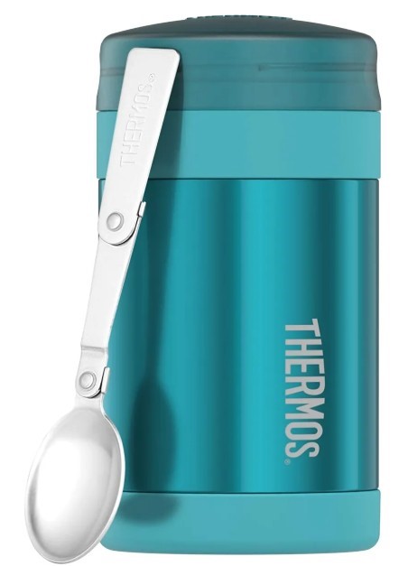 THERMOS Stainless Steel Insulated Food Jar, Size: 470ml, Colour: Teal.