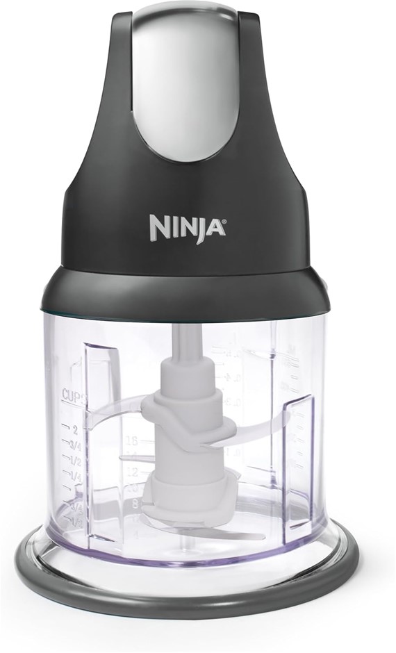 Ninja Professional Stackable Chopper, 500ml Bowl Capacity, 200W, Black. NB: