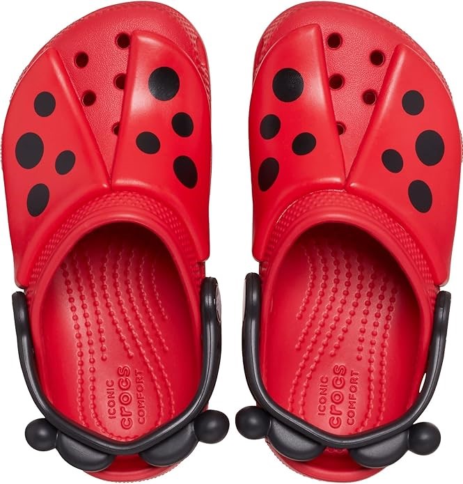 Crocs Kids Classic I AM Clog, Lady Bug, US 8