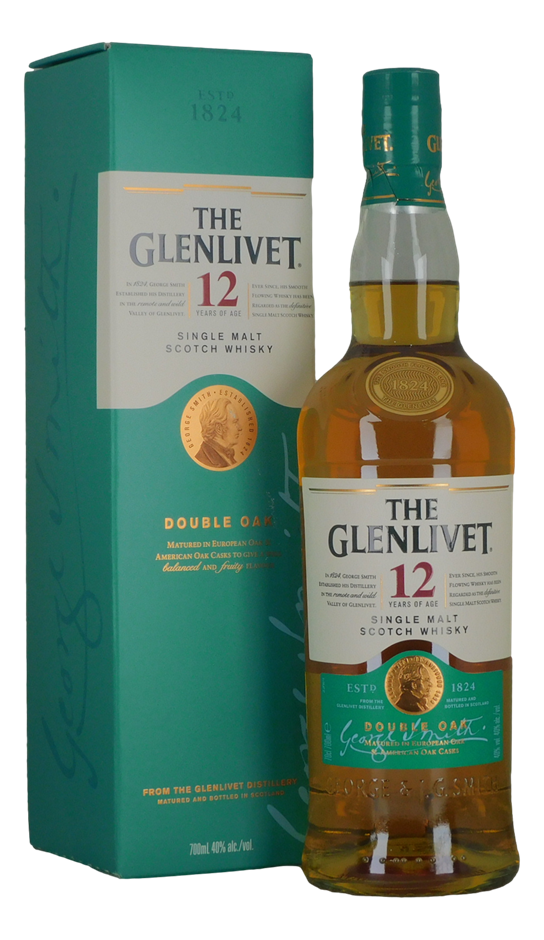 The Glenlivet 12 Years (1x 700mL), Scotland.