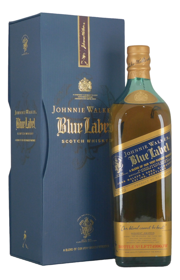 Johnnie Walker Blue Label (1x 750mL), Scotland.