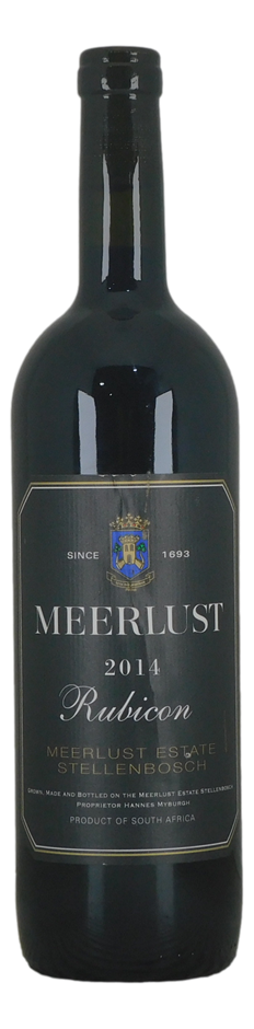 Meerlust Estate Rubicon 2014 (1x 750mL), Stellenbosch, South Africa.