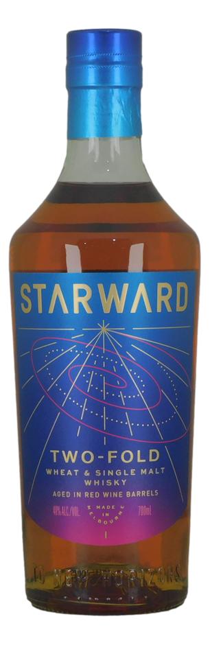 Starward Two-Fold Wheat & Single Malt Whisky (1x 700mL), VIC.