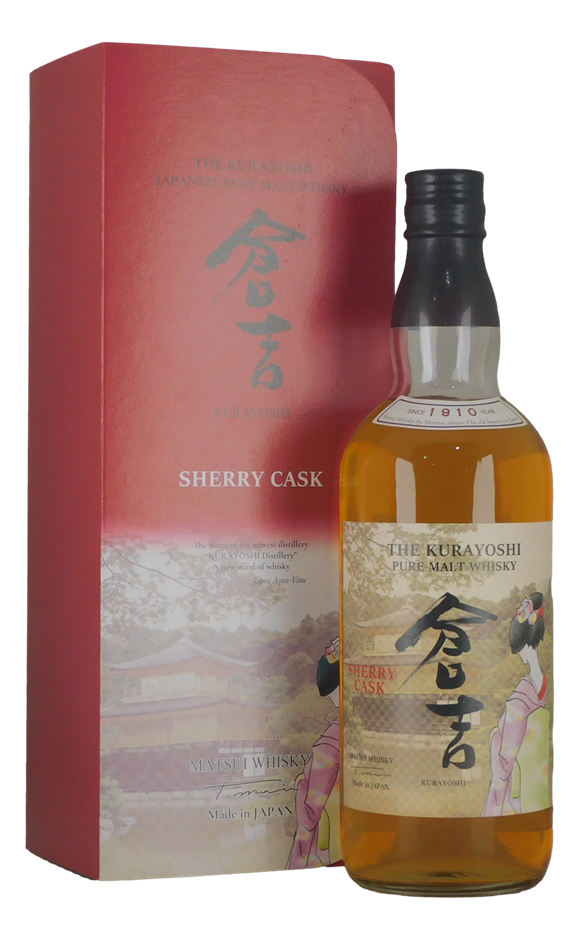 Matsui The Kurayoshi Sherry Cask Pure Malt Whisky (1x 700mL), Japan.