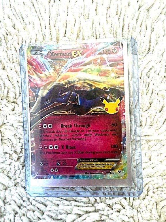 Xerneas EX holo Celebrations classic full art legendary card
