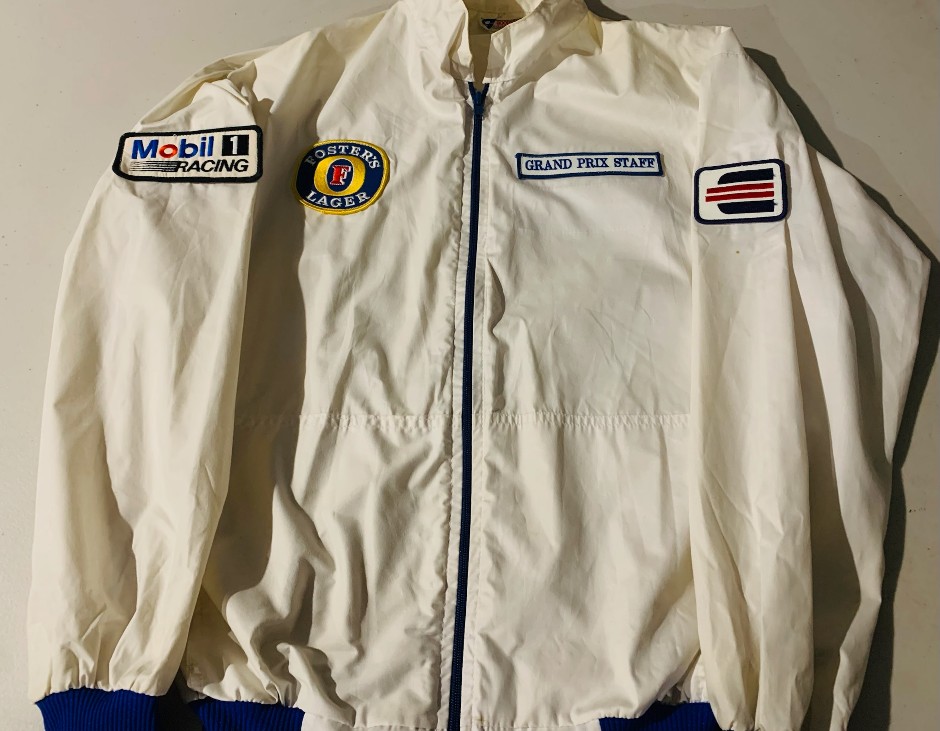 Vintage Grand - Prix Jacket signed by Peter Brock