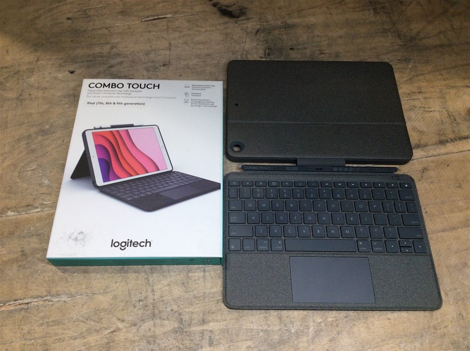 Logitech Combo Touch For iPad(7th, 8th & 9th Generation)Keyboard Case