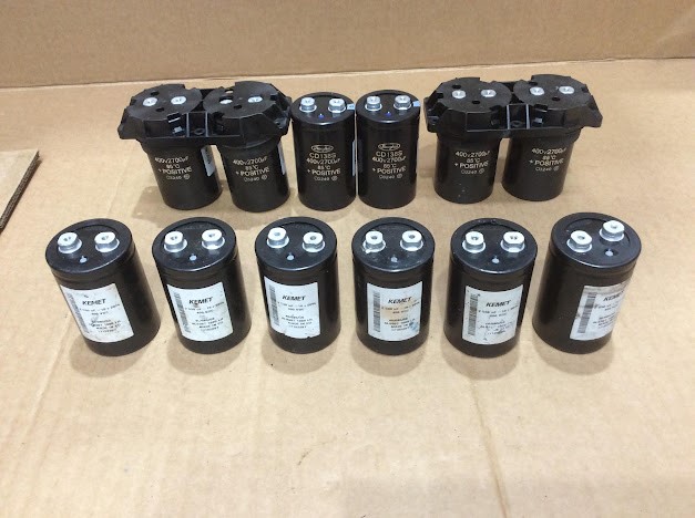 KEMET & Mixed Brand 400V Electrolytic Capacitors Lot Of 12