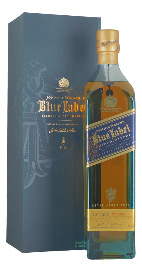 Johnnie Walker Blue Label Blended Scotch Whisky (1x 700mL) Scotland