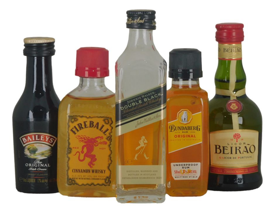 Mixed Miniature Spirits Pack (5x 50mL)