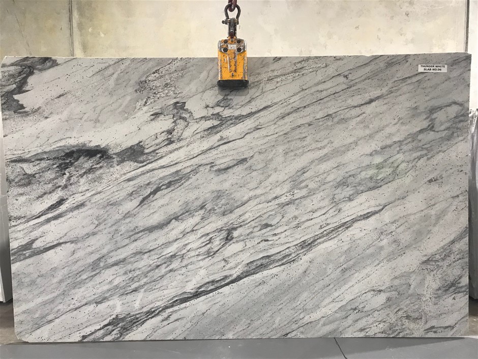 Granite Stone Slabs Thunder White  POLISHED (INDIA)