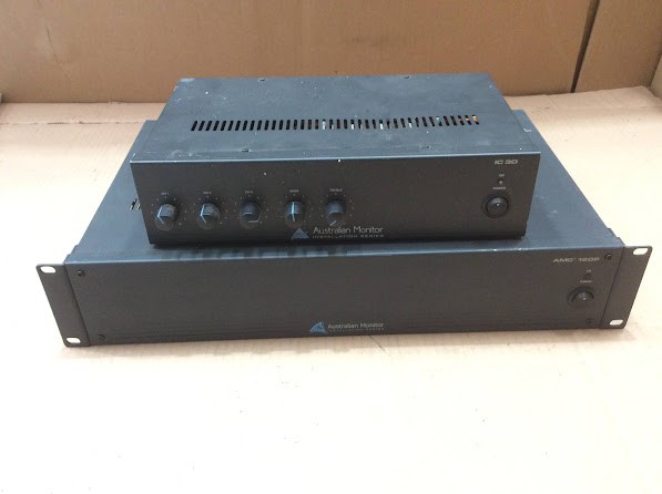 Australian Monitor AMC+120P&IC 30 Power Amplifier (Lot of 2)