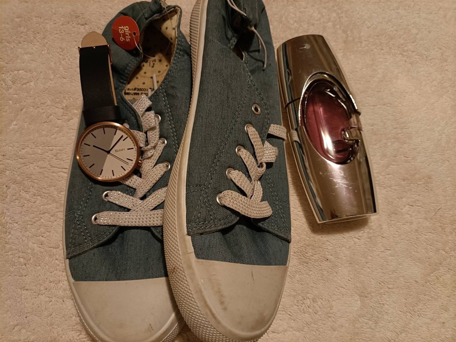 Guess Perfume , Rubber Shoes , Lehft Watch All as New . Others