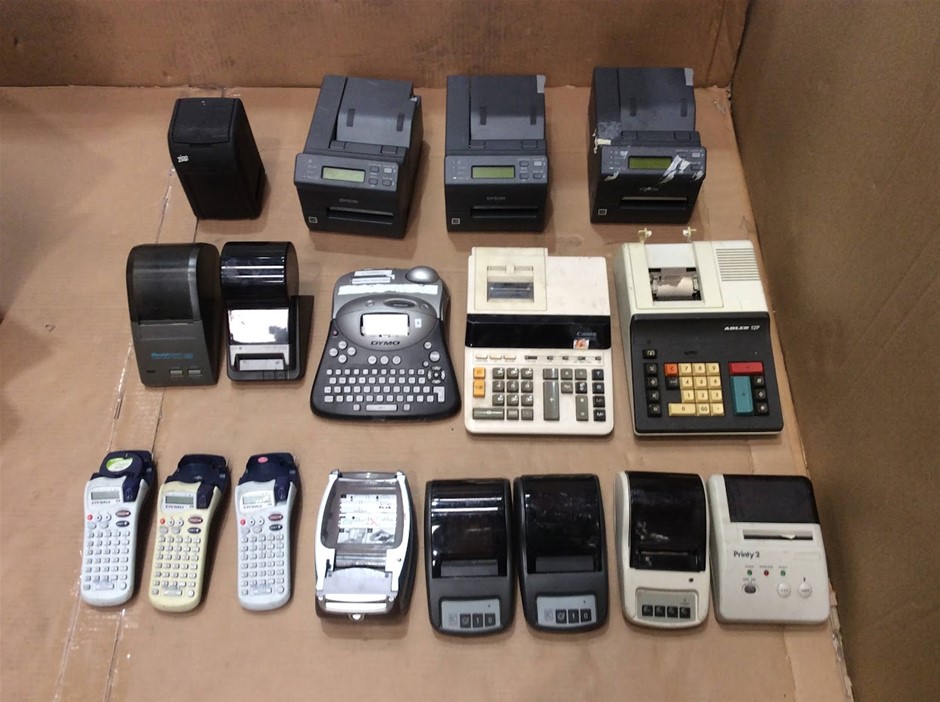 Mixed Label Printers And Calculators