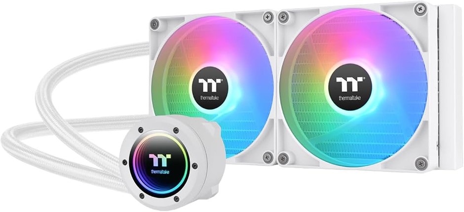 Thermaltake TH280 V2 ARGB Sync Edition AIO Liquid CPU Cooler Snow Edition,