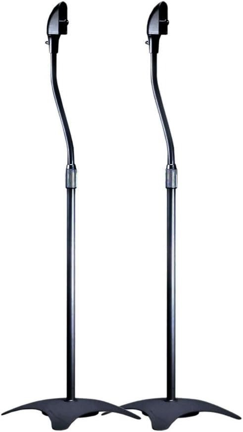 Monoprice 103022 Satellite Speaker Floor Stand (Set of 2), Black