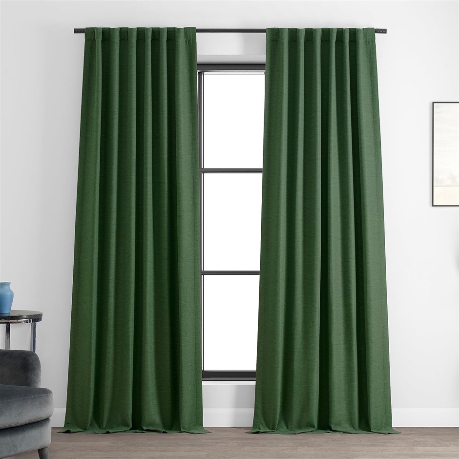 HPD Bellino Room Darkening Curtains, 96 Inches Long Curtains (1 Panel), 50W