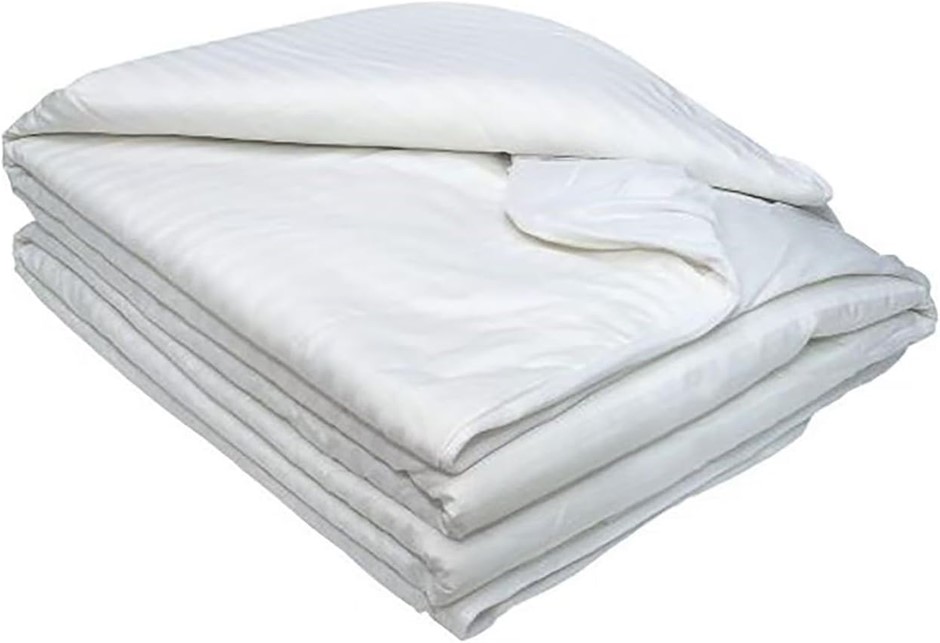 BAMBI Cotton Electric Blanket, Fitted Heated Underlay with Dual Controls, N