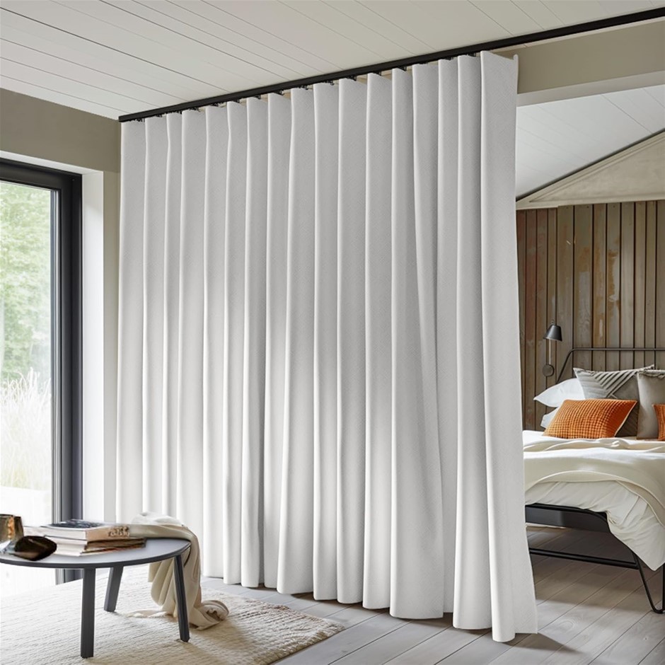 MAKEFEILE Room Divider Curtains Total Blackout Privacy Curtain