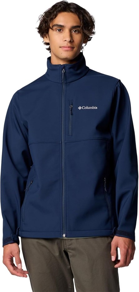 COLUMBIA Men's Ascender Softshell Jacket, Size M, 2024 Collegiate Navy, 155