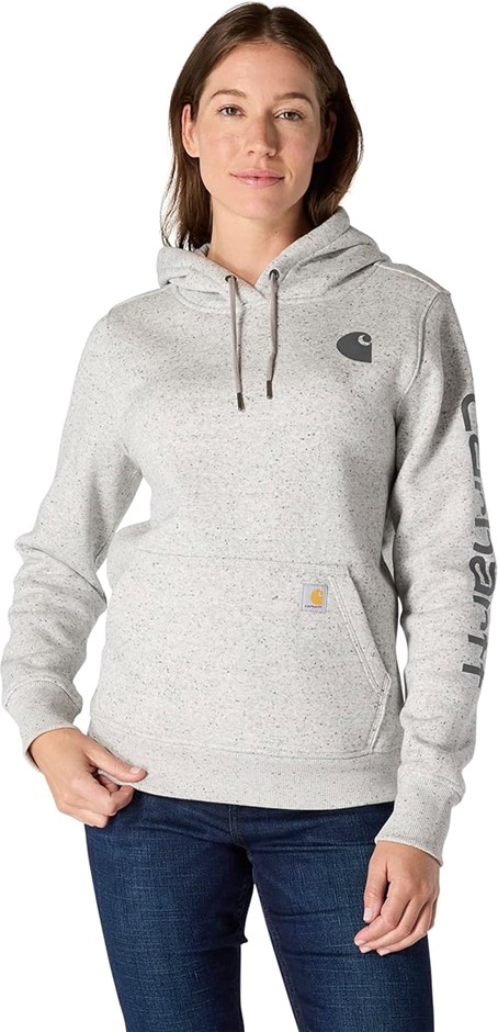 CARHARTT Women's Clarksburg Sweatshirt, Size XL, Asphalt Heather, 102791.
