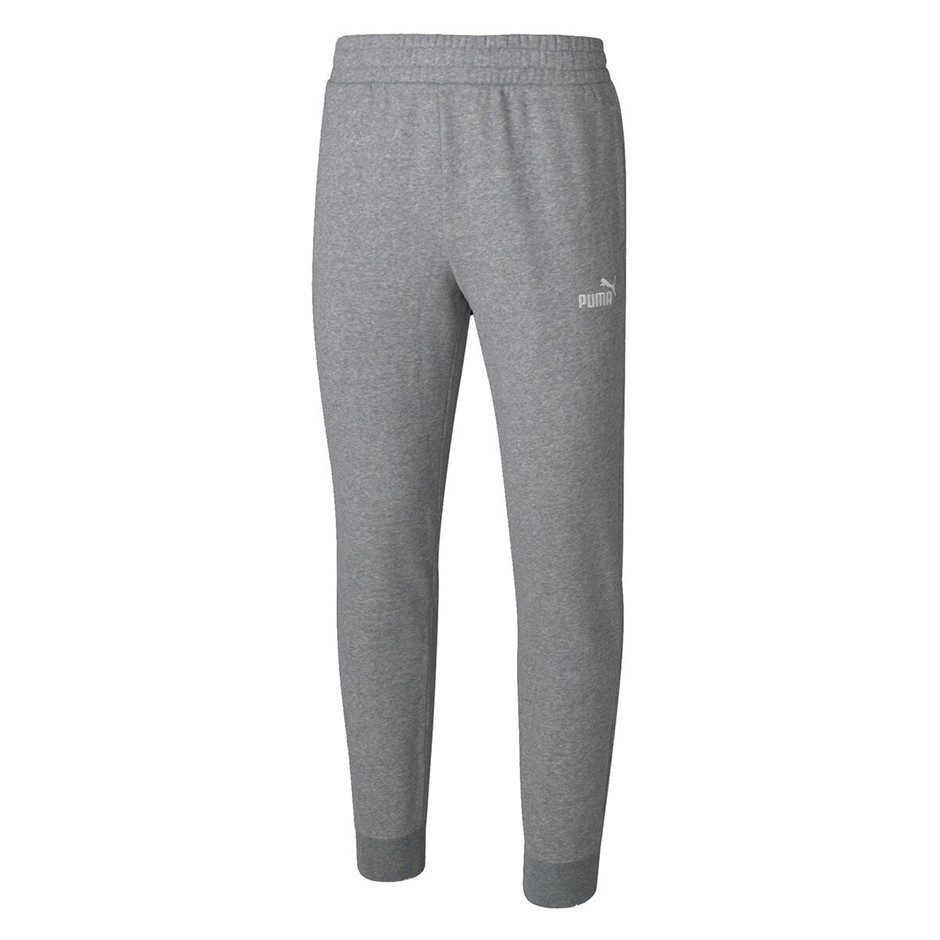 PUMA Men's ESS No.1 Logo Fleece Sweatpants, Size S, Medium Grey Heather (03