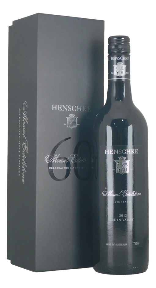 Henschke Mount Edelstone 60th Anniversary Shiraz 2012 (1x 750mL), SA.