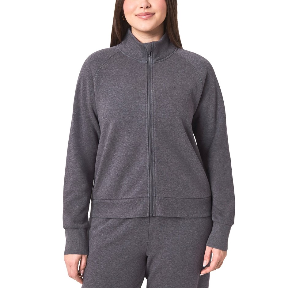 MONDETTA Women's Fleece Zip Jacket, Size L, Excalibur. Buyers Note - Disco