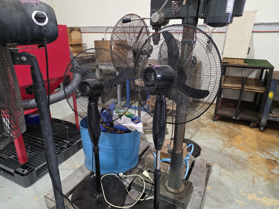 <p>6 x Pedestal Fans</p>